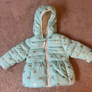 Healthtex Baby Girls Puffer Jacket - Size 12M